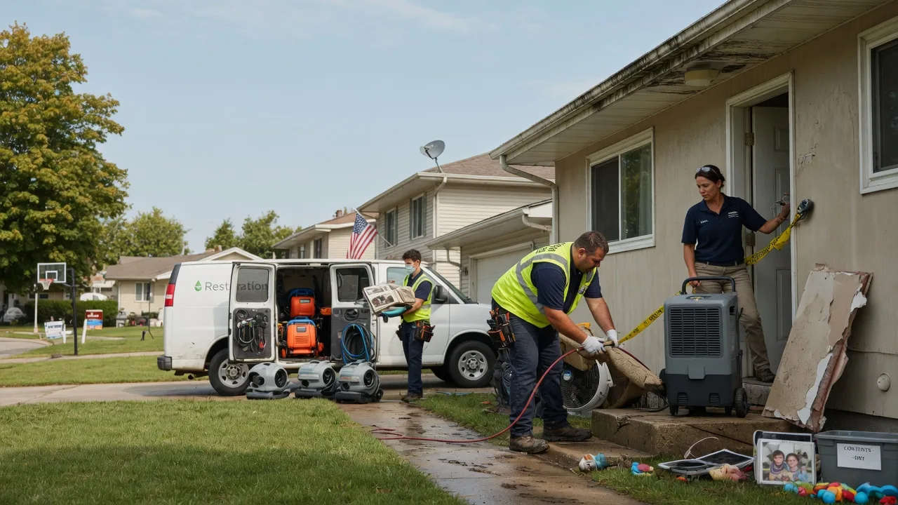 Water Damage Restoration in Bluff Springs, IL near me